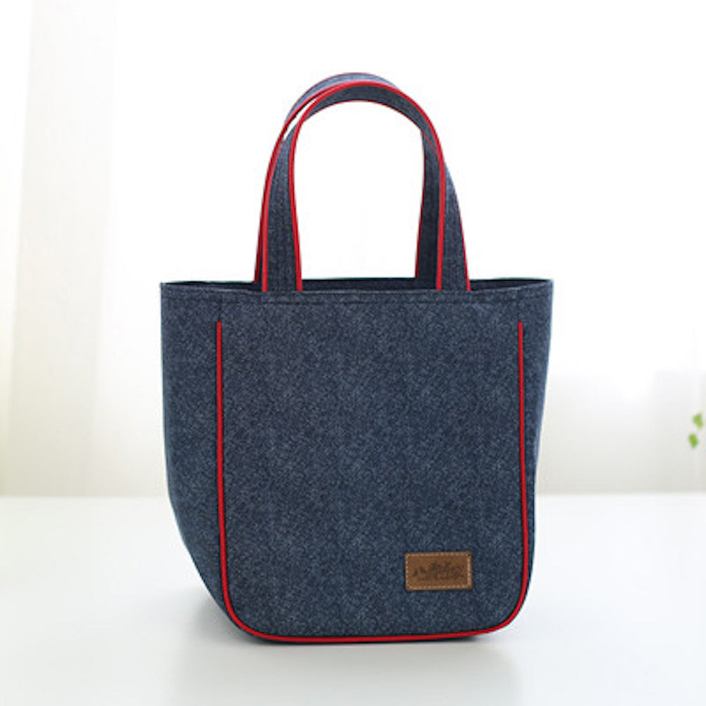 Canadian tuxedo tote