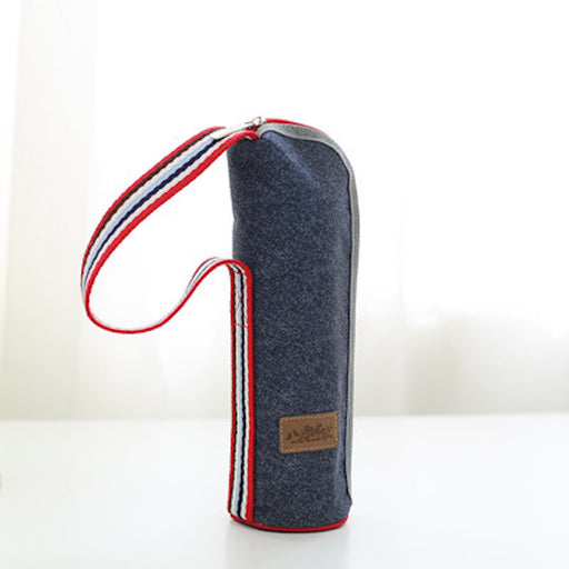 Canadian tuxedo bottle bag